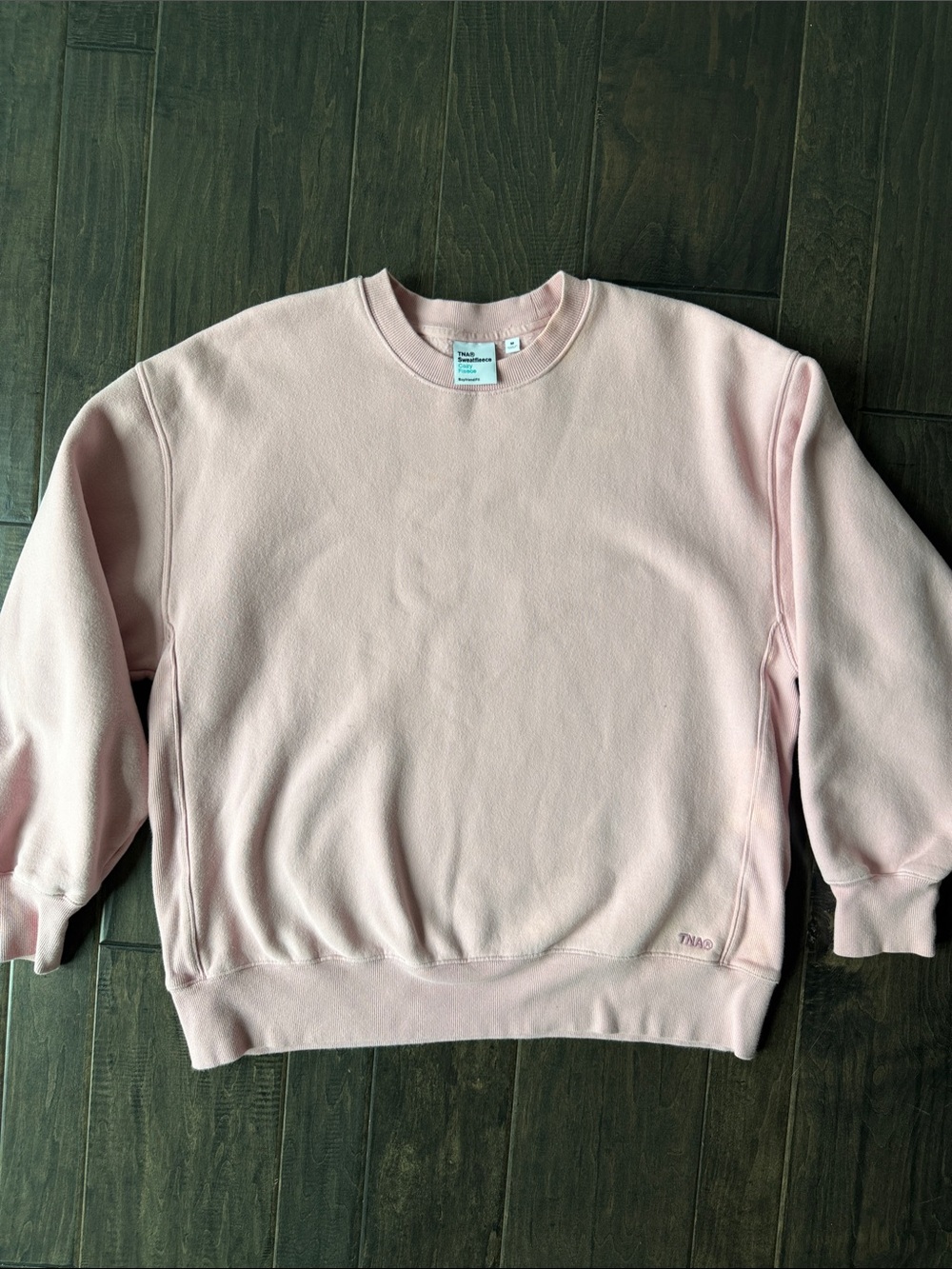 TNA Light Pink Crewneck Sweatshirt